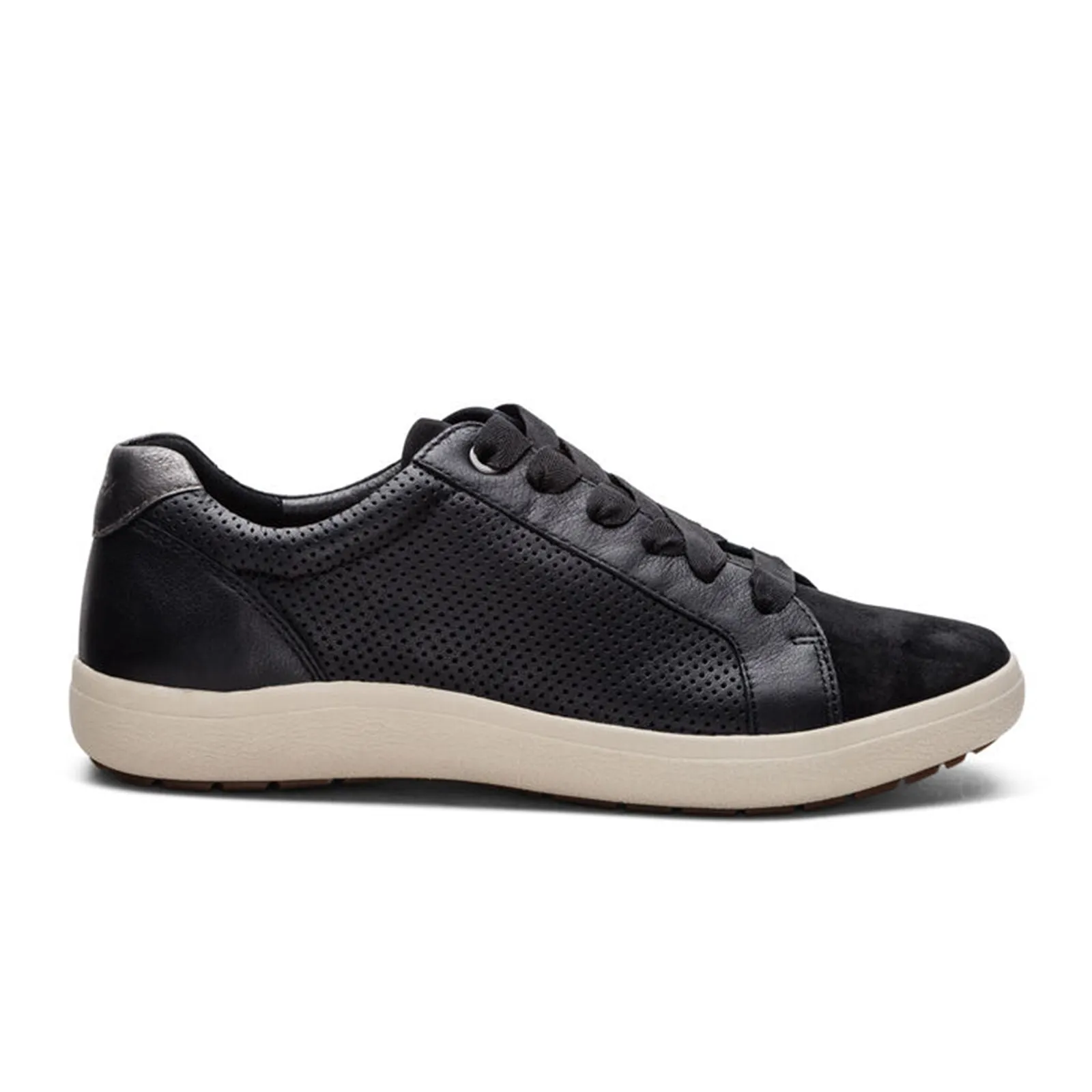 Aetrex Courtney Lace Up Sneaker (Women) - Black