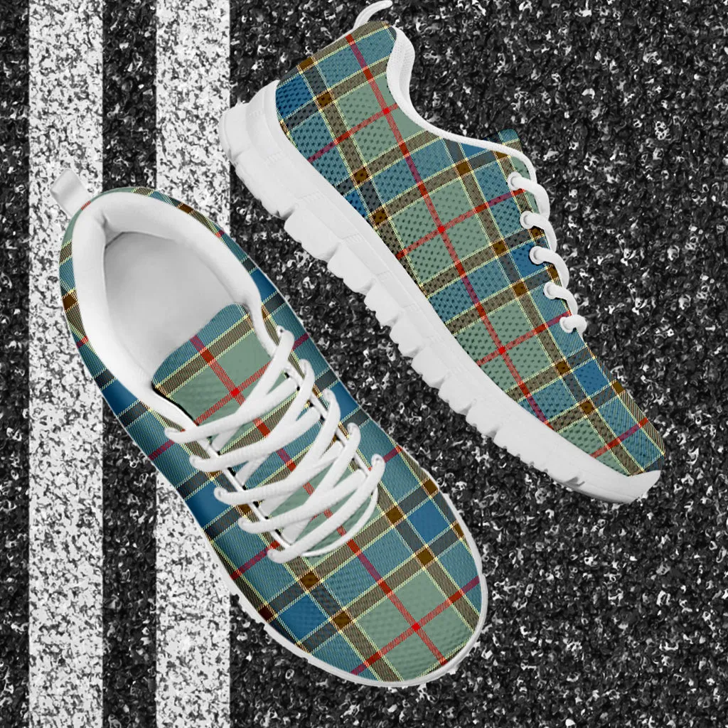 Balfour Blue Tartan Sneakers