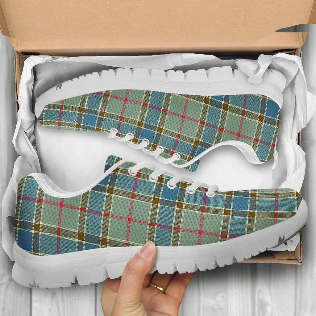 Balfour Blue Tartan Sneakers