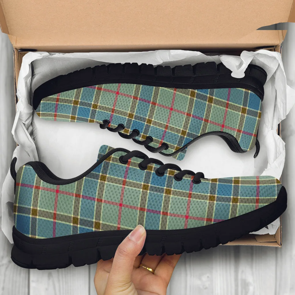 Balfour Blue Tartan Sneakers