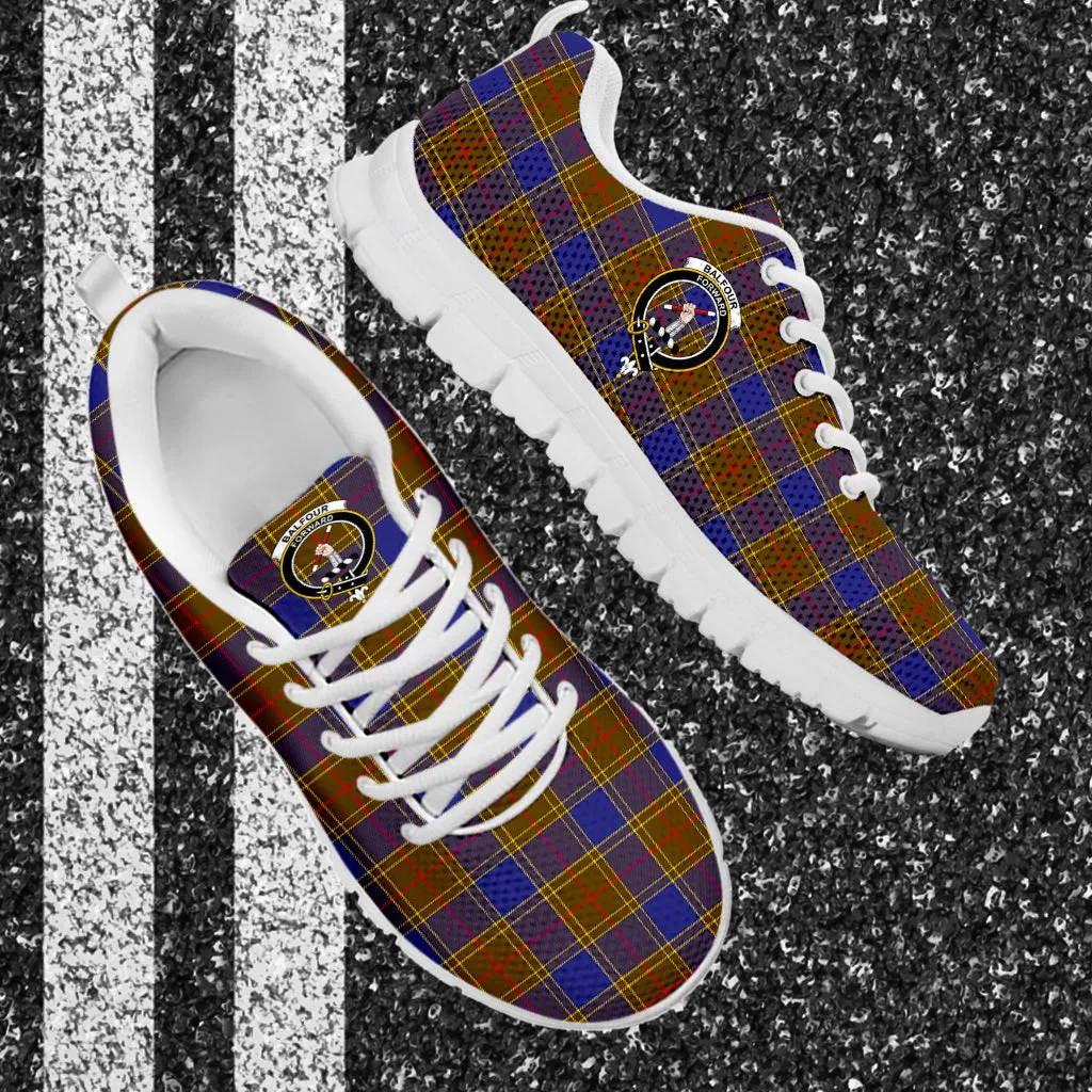 Balfour Tartan Sneakers with Family Crest