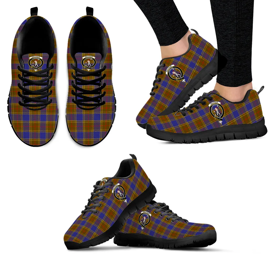 Balfour Tartan Sneakers with Family Crest