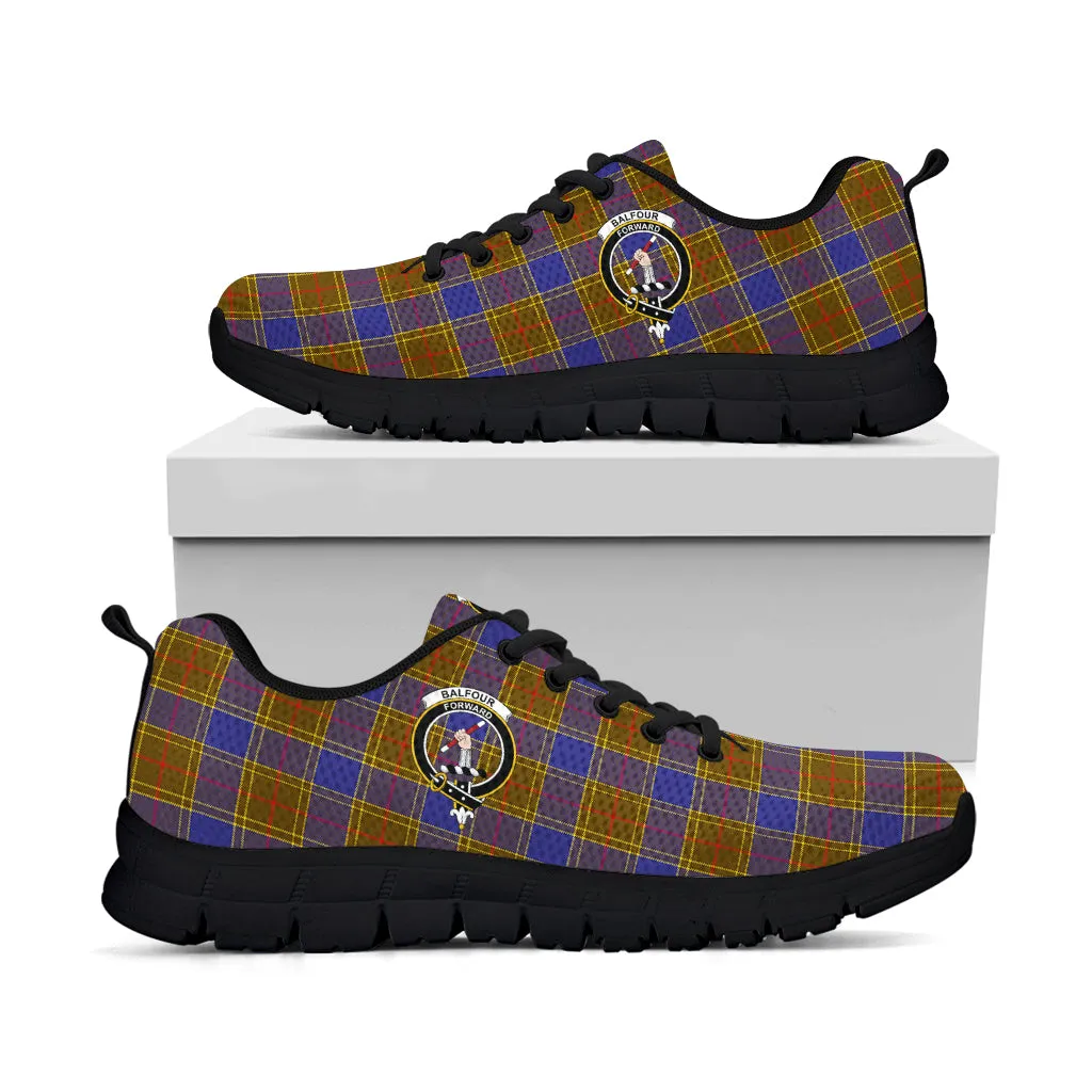 Balfour Tartan Sneakers with Family Crest