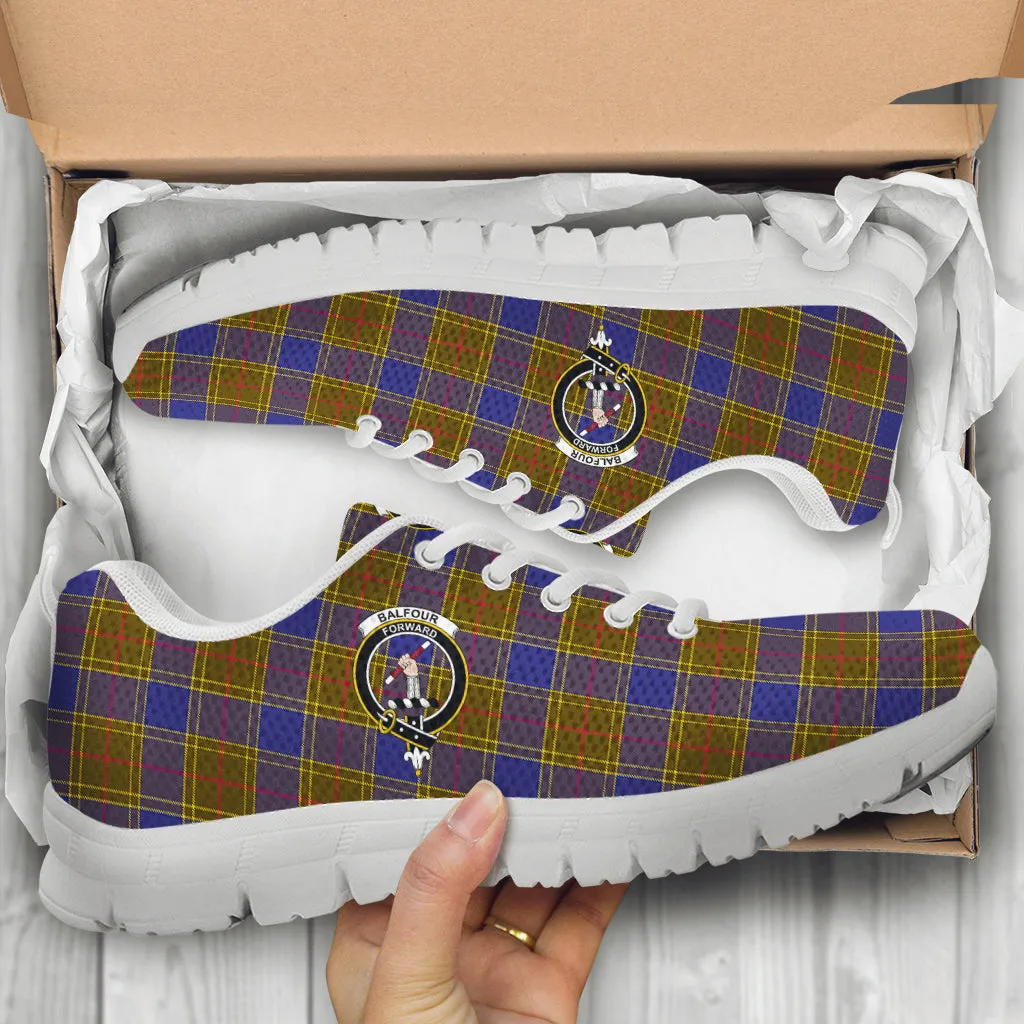 Balfour Tartan Sneakers with Family Crest