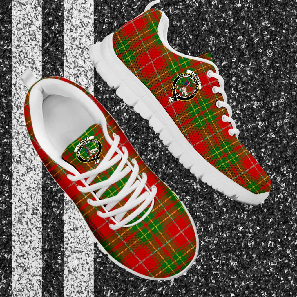 Burnett Tartan Sneakers with Family Crest