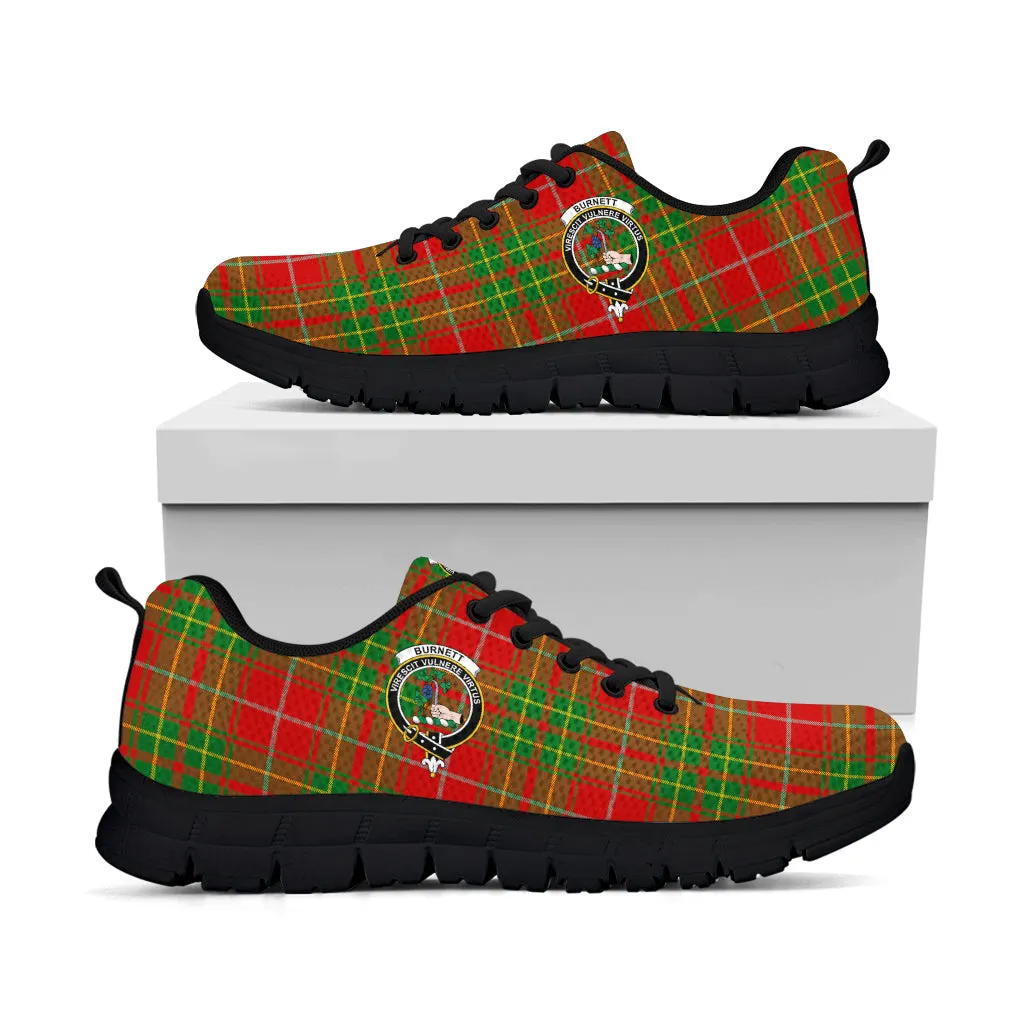 Burnett Tartan Sneakers with Family Crest