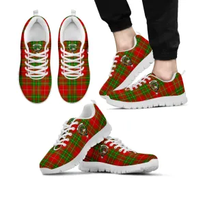 Burnett Tartan Sneakers with Family Crest