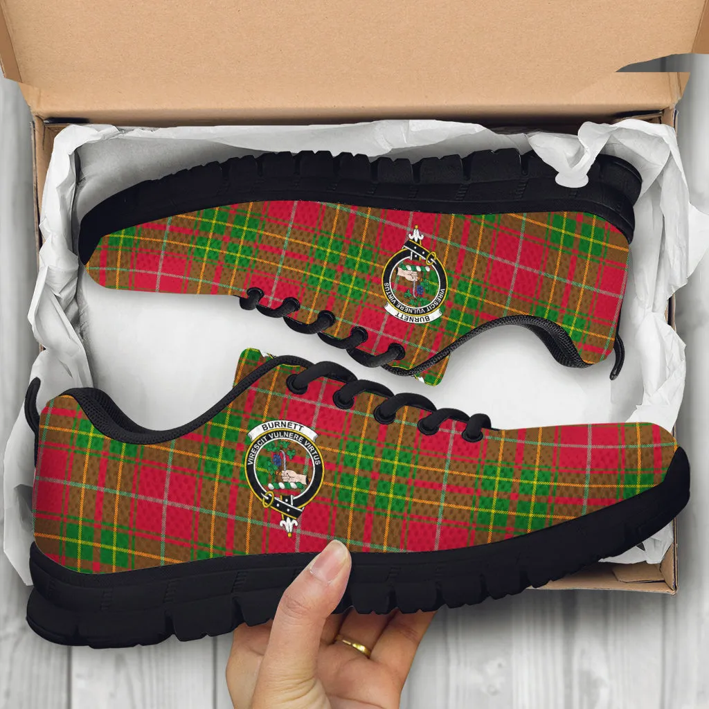 Burnett Tartan Sneakers with Family Crest