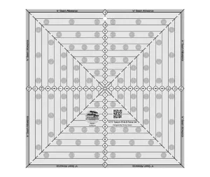 Creative Grids 12-1/2" Square It Up & Fussy Cut Quilt Ruler