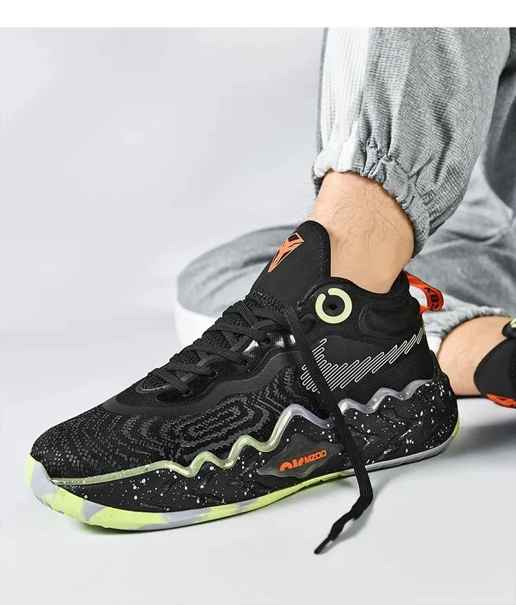 Cross-Border Large Size Basketball Shoes, Wear-Resistant Combat Sneakers