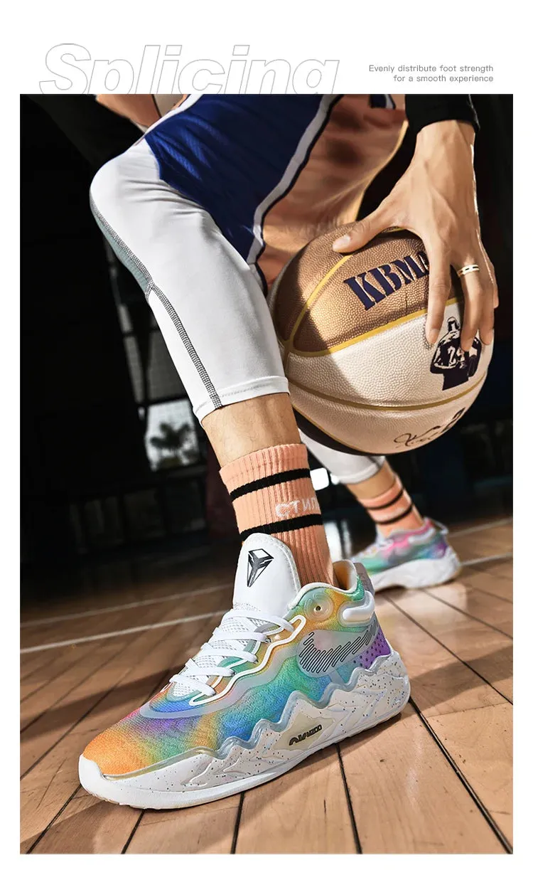 Cross-Border Large Size Basketball Shoes, Wear-Resistant Combat Sneakers