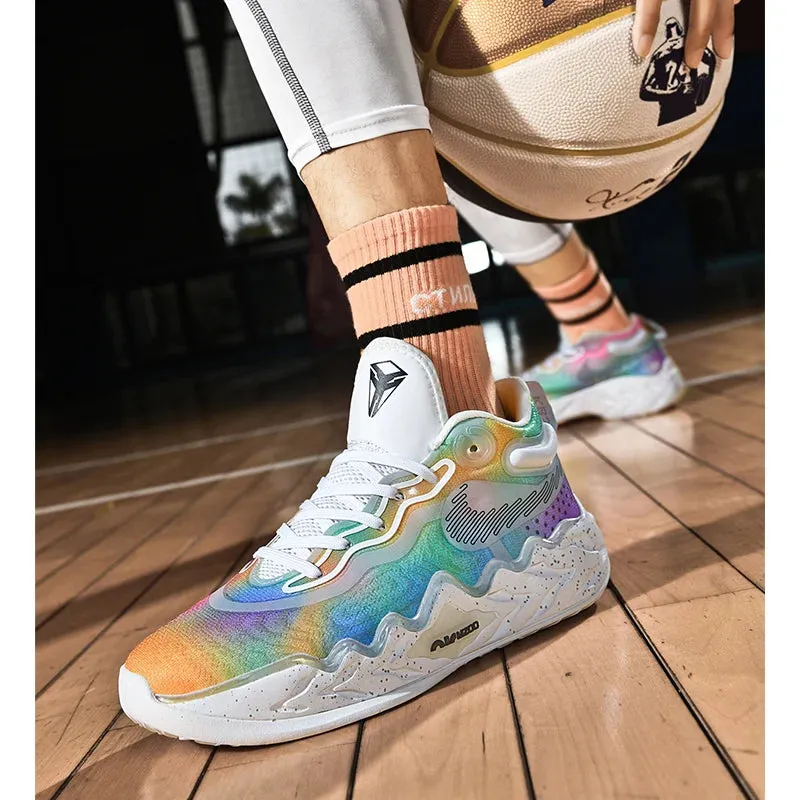 Cross-Border Large Size Basketball Shoes, Wear-Resistant Combat Sneakers