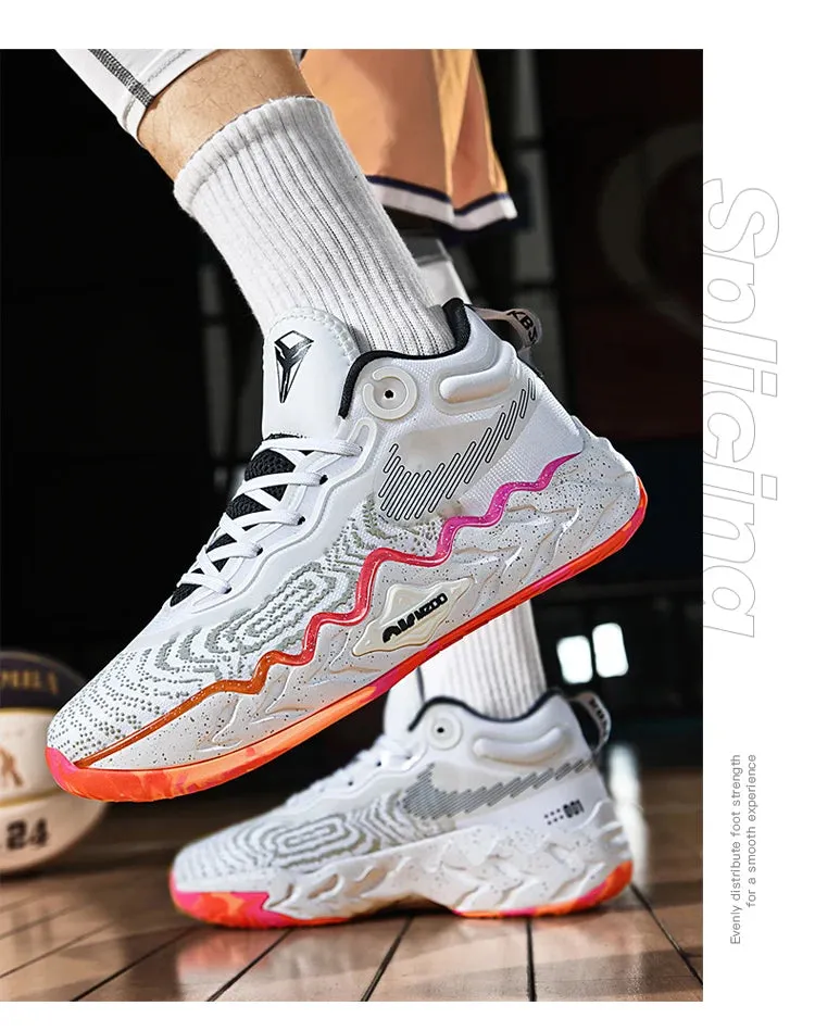 Cross-Border Large Size Basketball Shoes, Wear-Resistant Combat Sneakers