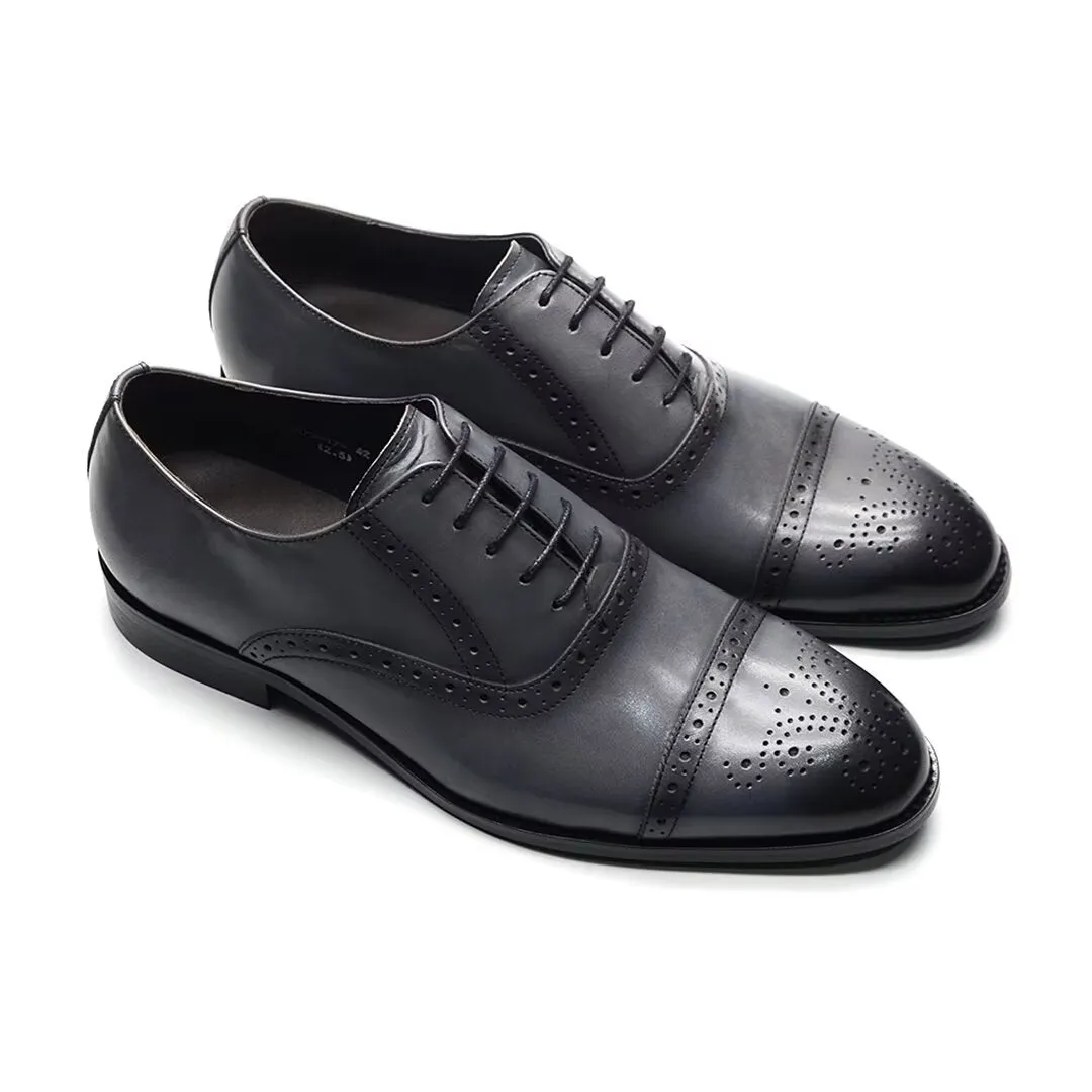 Elite Urban Lace-Up Leather Dress Shoes