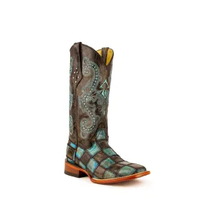 Ferrini USA Patchwork Ladies' Boots