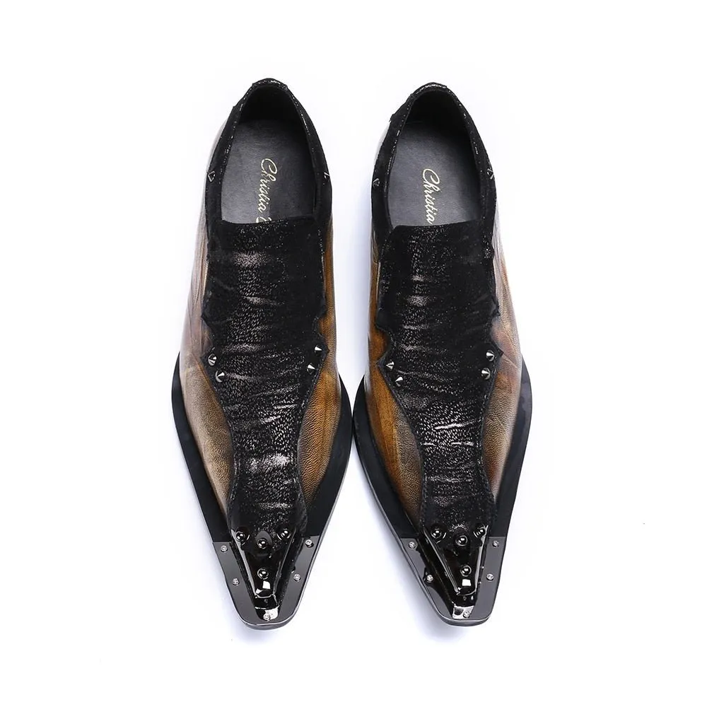 Italian Eleganza Exotic Dress Loafers