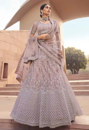 Lilac Purple Traditional Designer Lehenga Choli