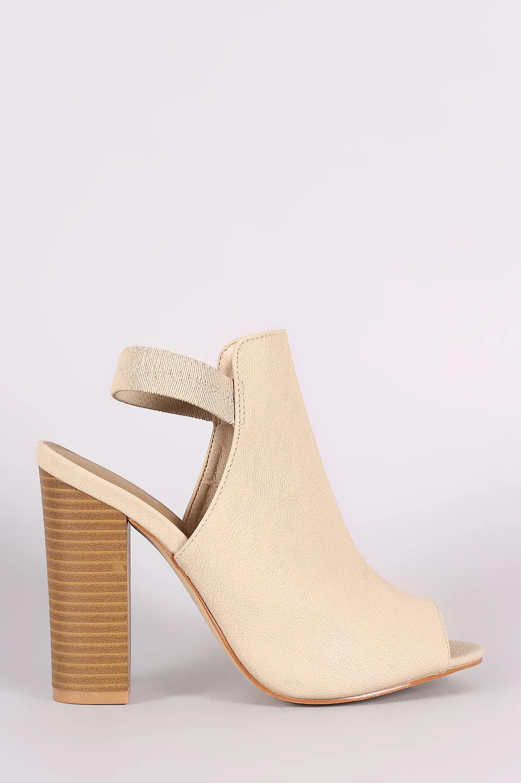 Liliana Elasticized Mule Chunky Heel