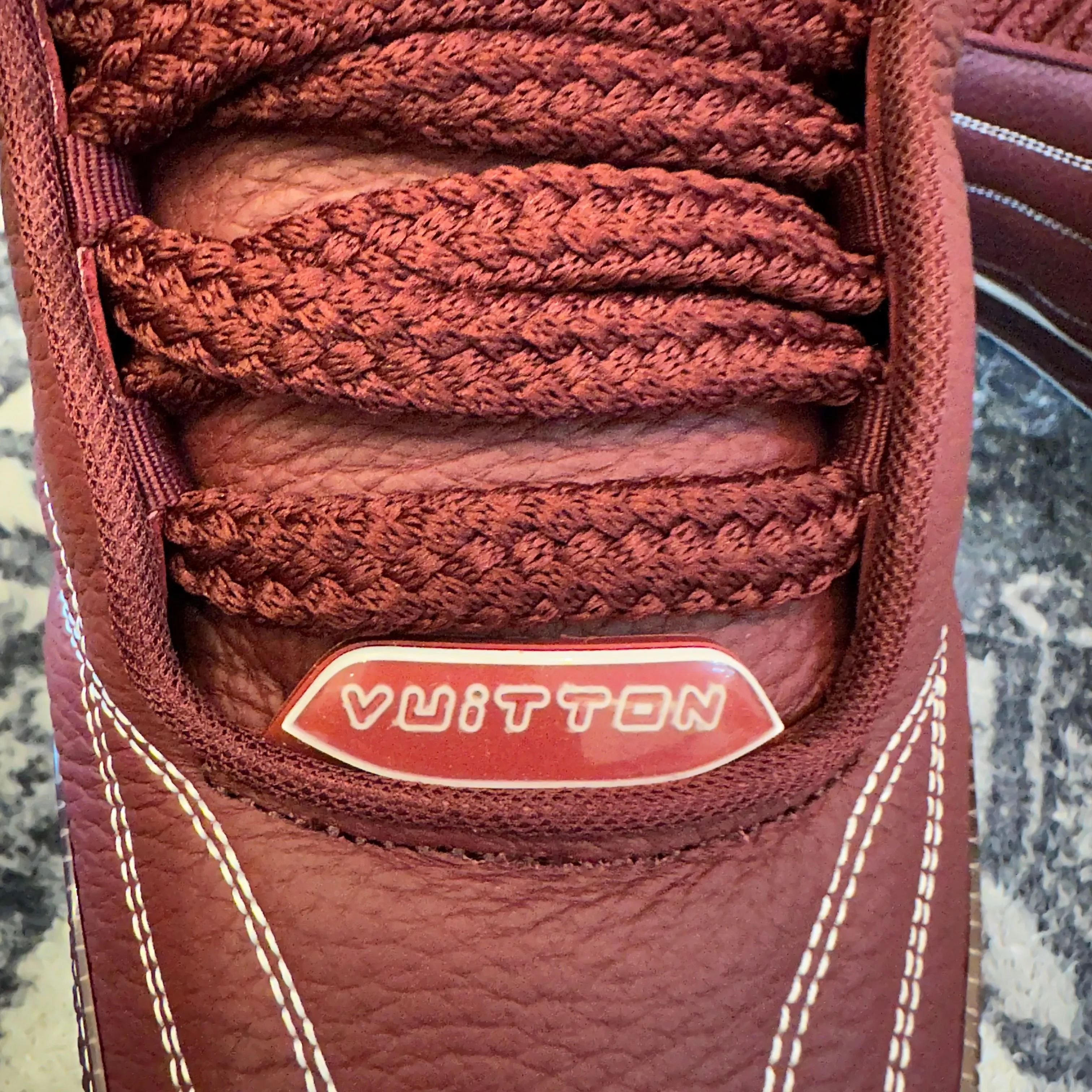 Louis Vuitton LV Trainer Burgundy Skate Sneaker