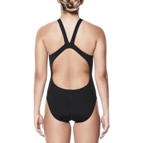 NIKE Poly Solid Women Swim Performance Fastback One Piece