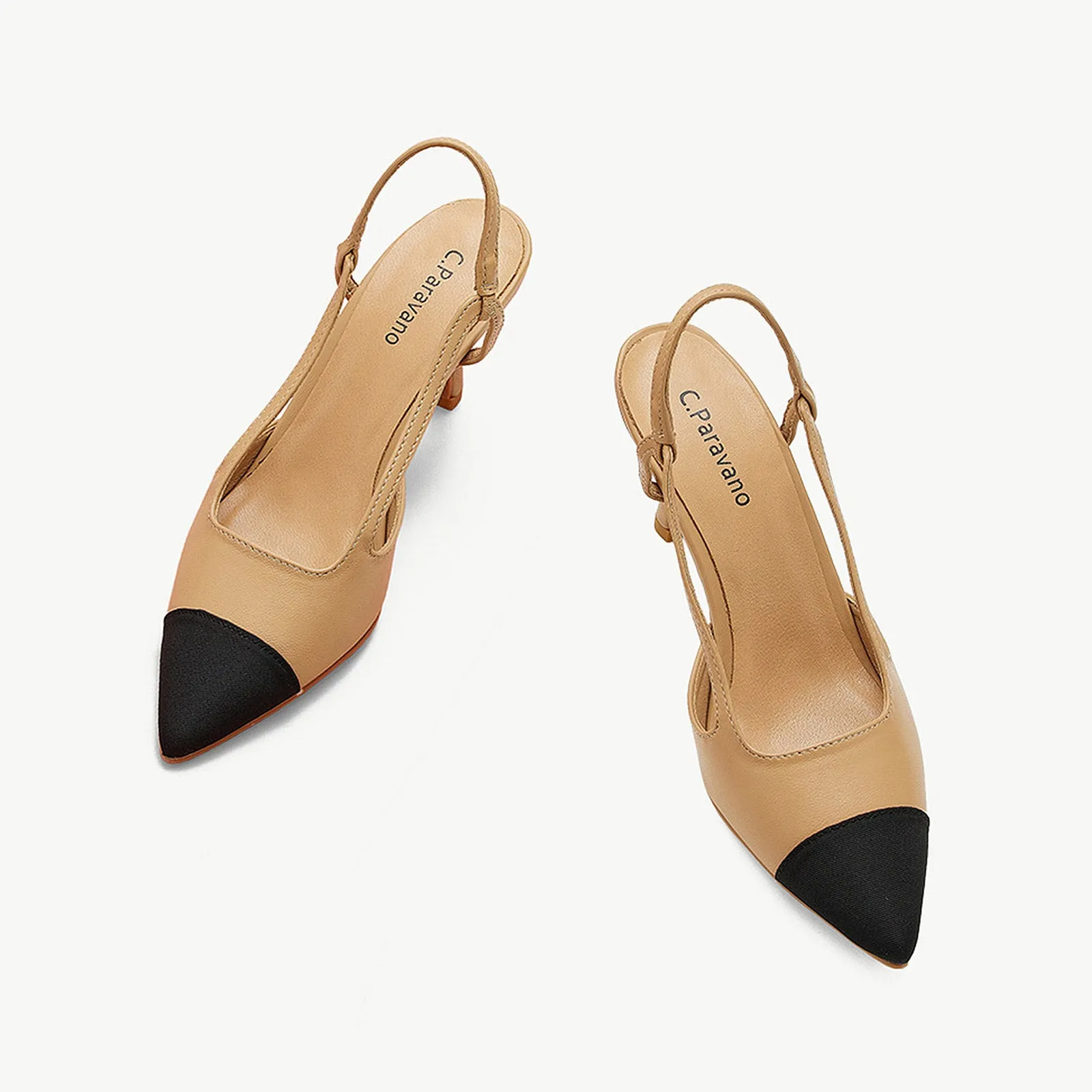 Pointed Toe Slingback Pumps