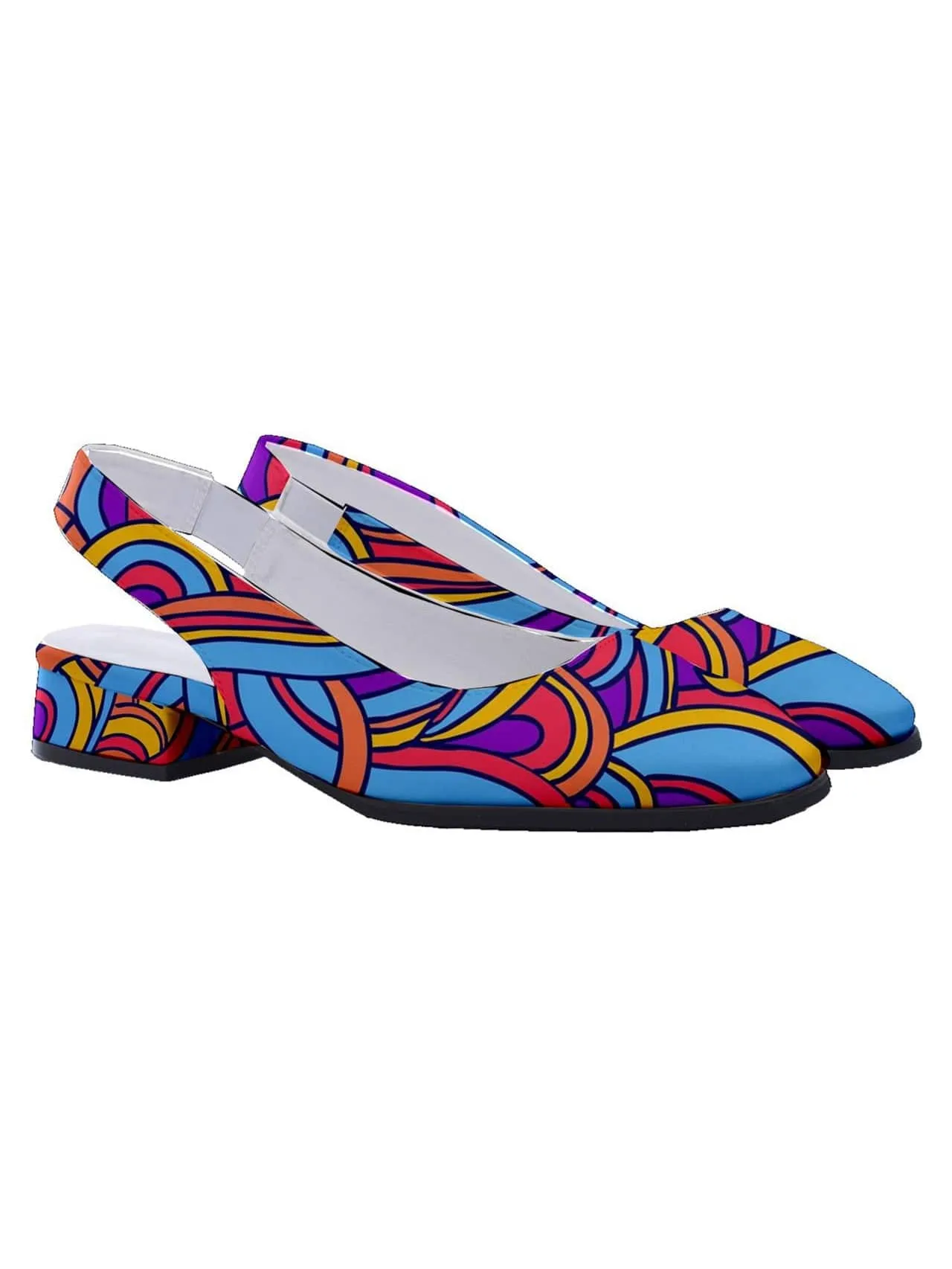 Psychodelic Women's Classic Slingback Heels