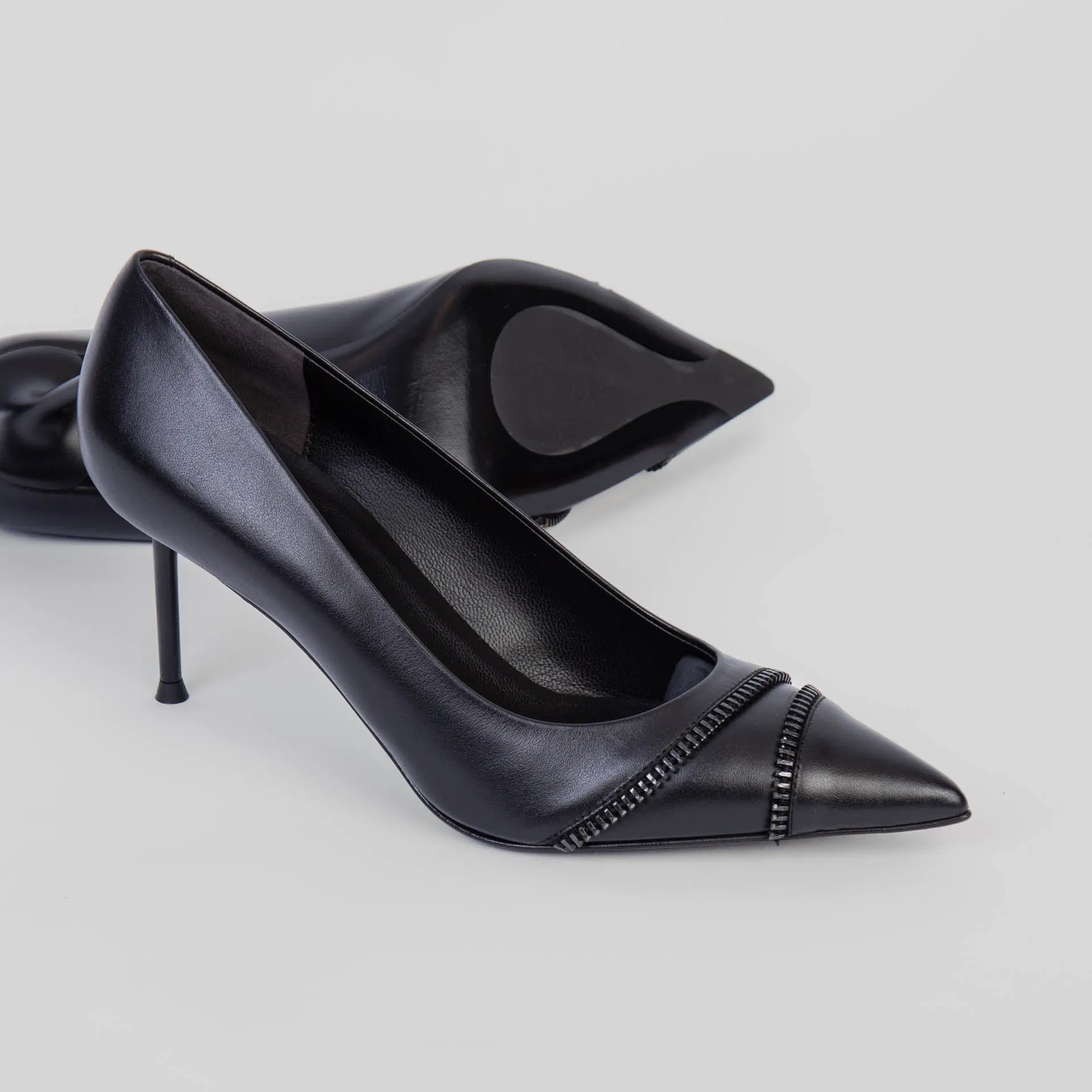 SERGIO LEVANTESI PUMPS GANA5 CALF NERO BLACK