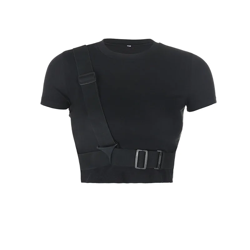 Techwear Black T-Shirt