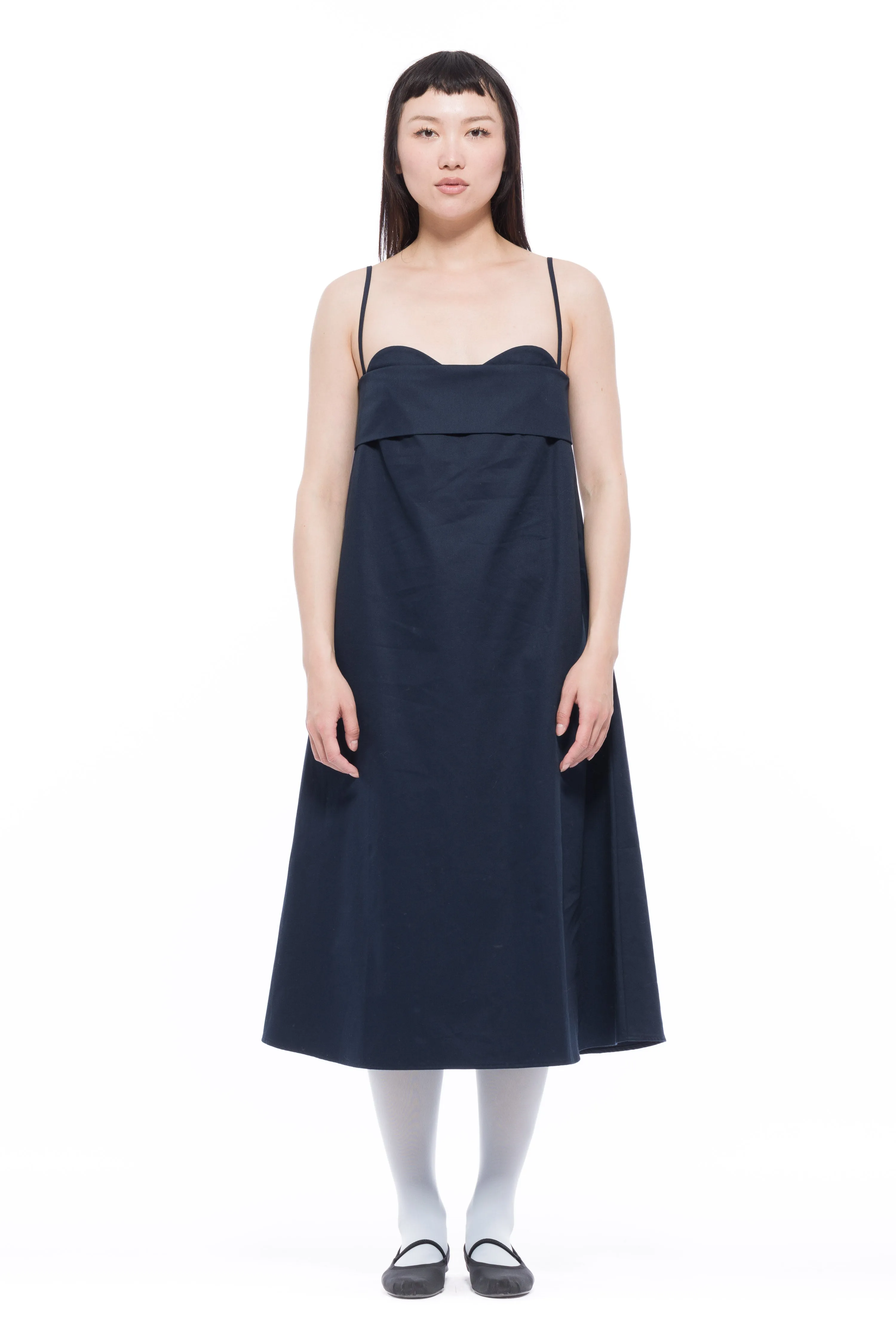 Verona Dress 3.0 Long - Organic Cotton Twill