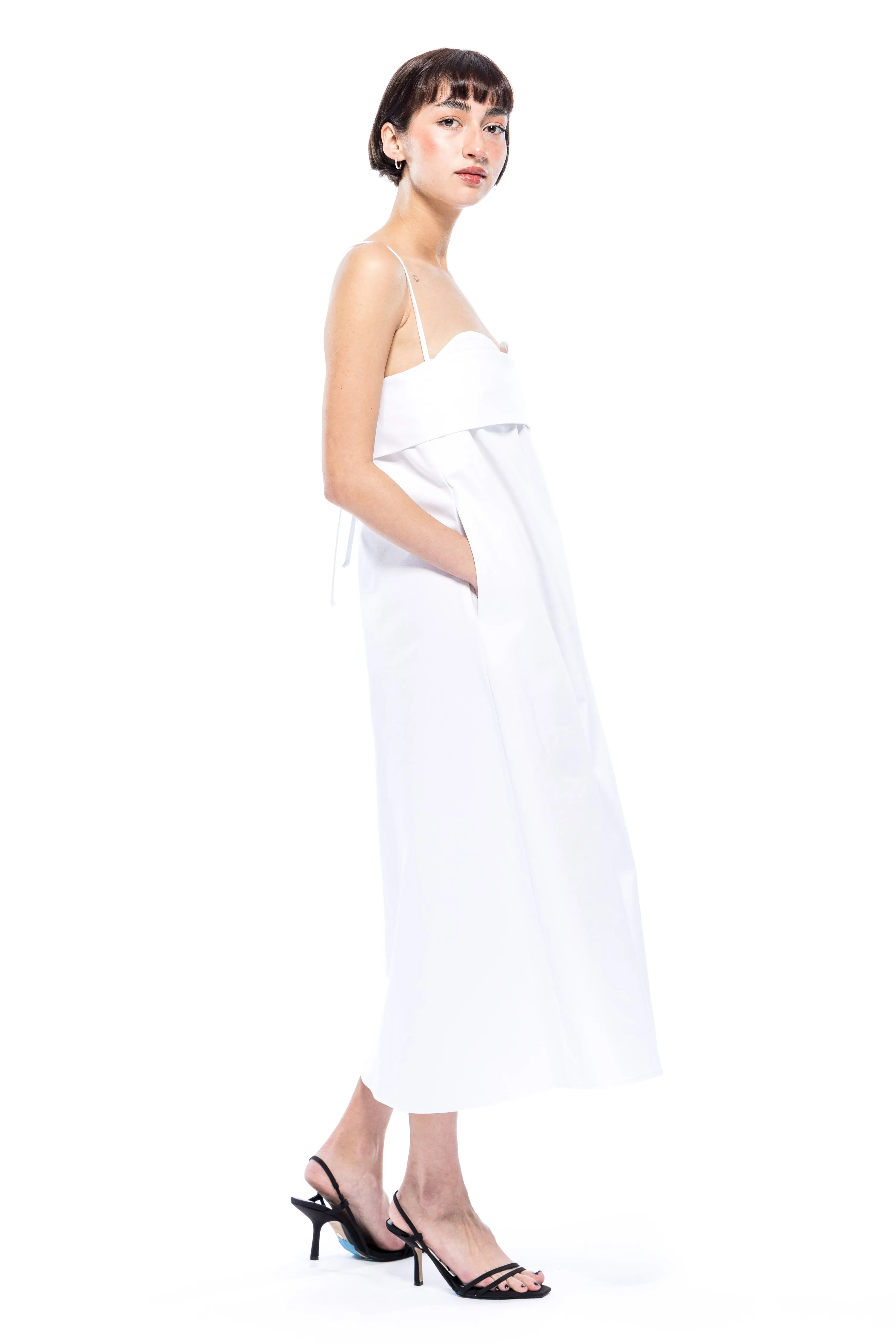 Verona Dress 3.0 Long - Organic Cotton Twill