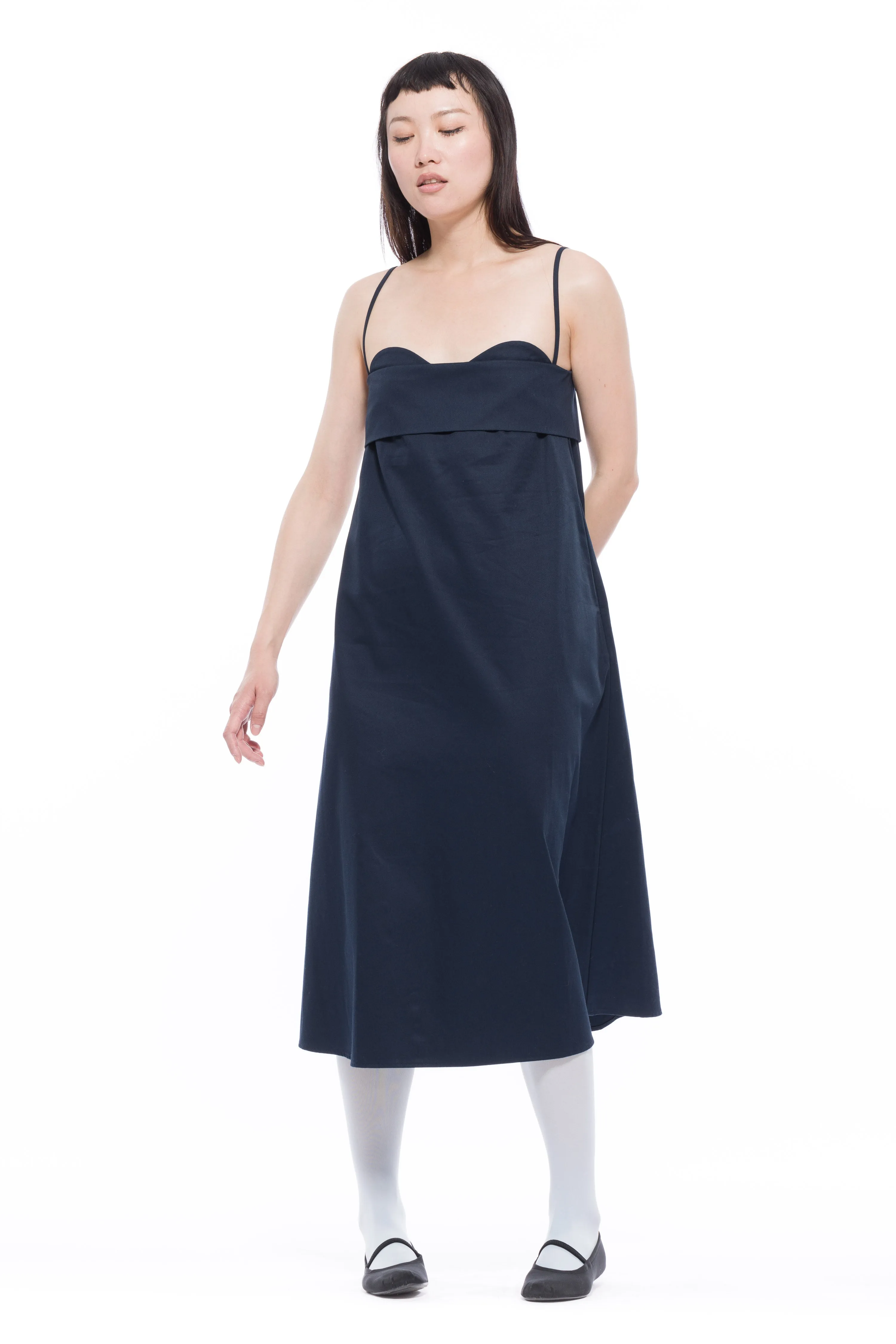 Verona Dress 3.0 Long - Organic Cotton Twill