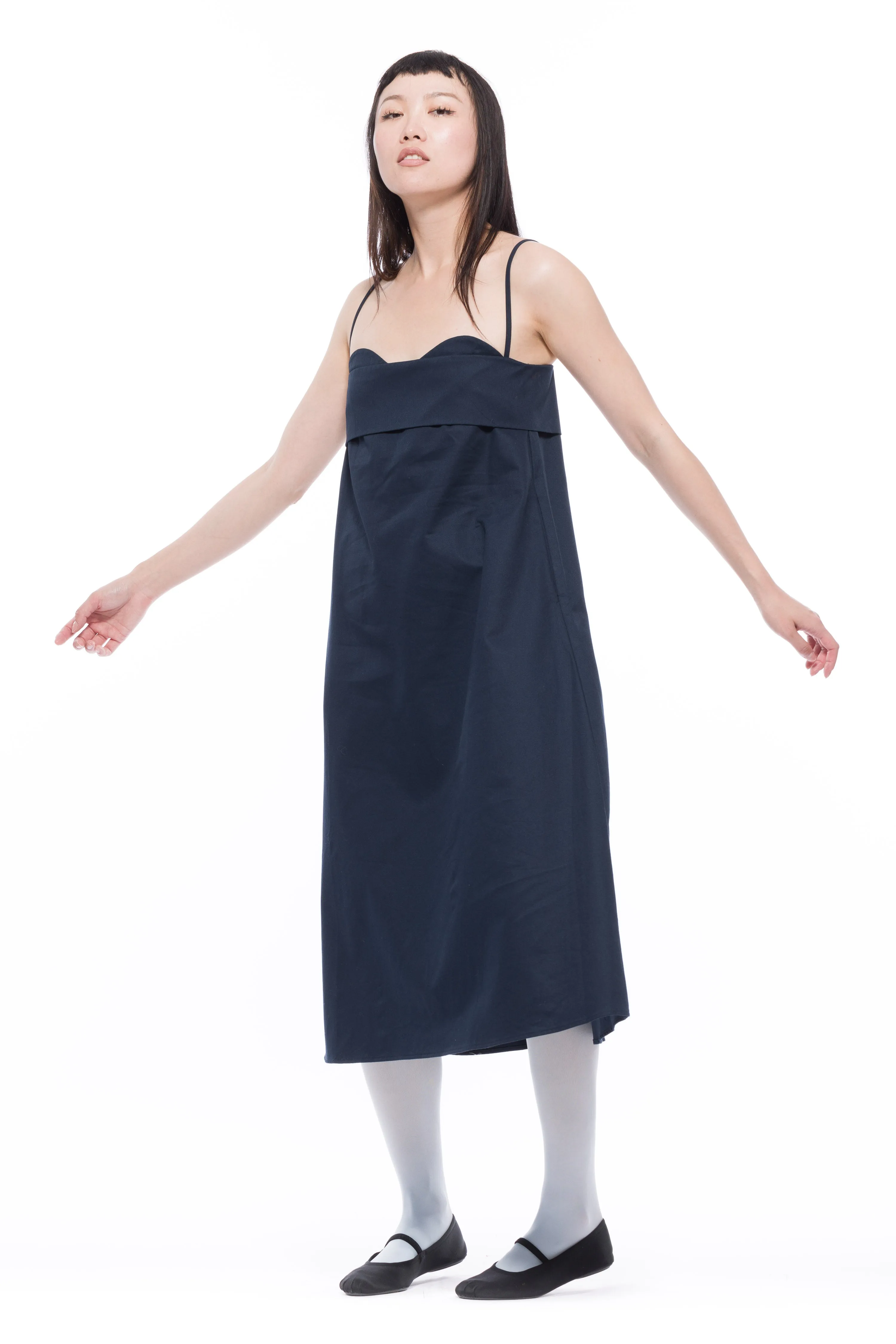 Verona Dress 3.0 Long - Organic Cotton Twill