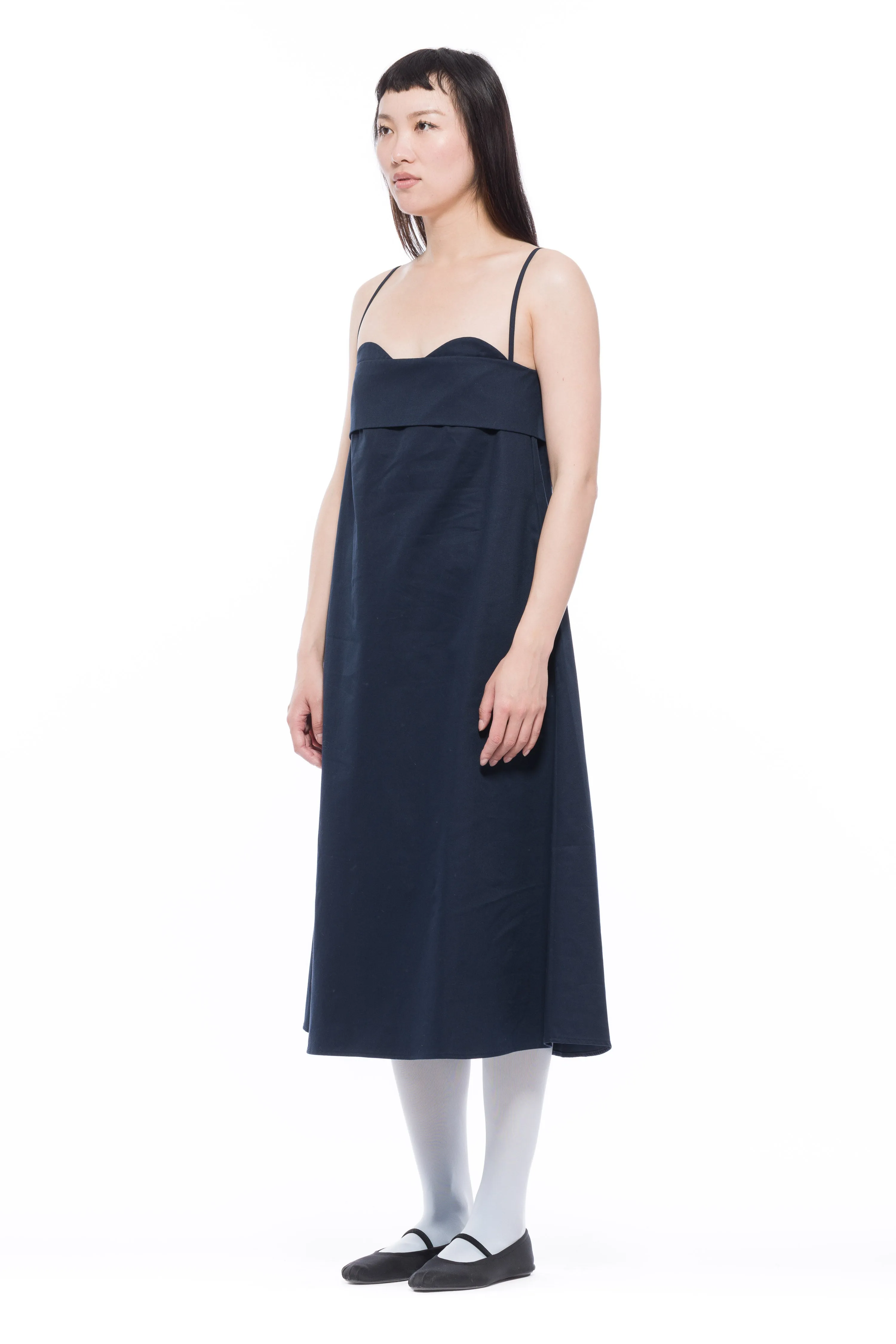 Verona Dress 3.0 Long - Organic Cotton Twill