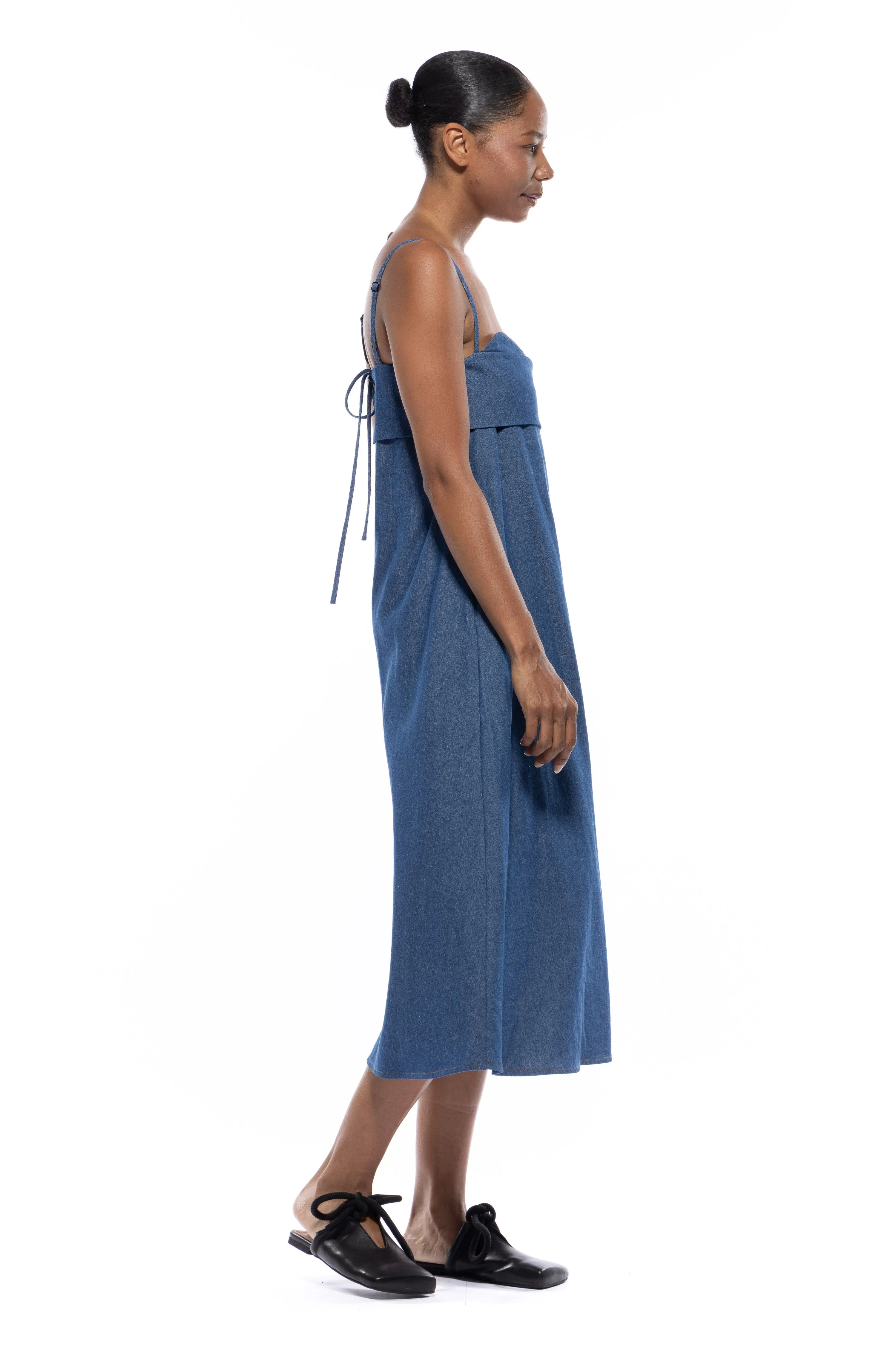 Verona Dress 3.0 Long - Organic Cotton Twill