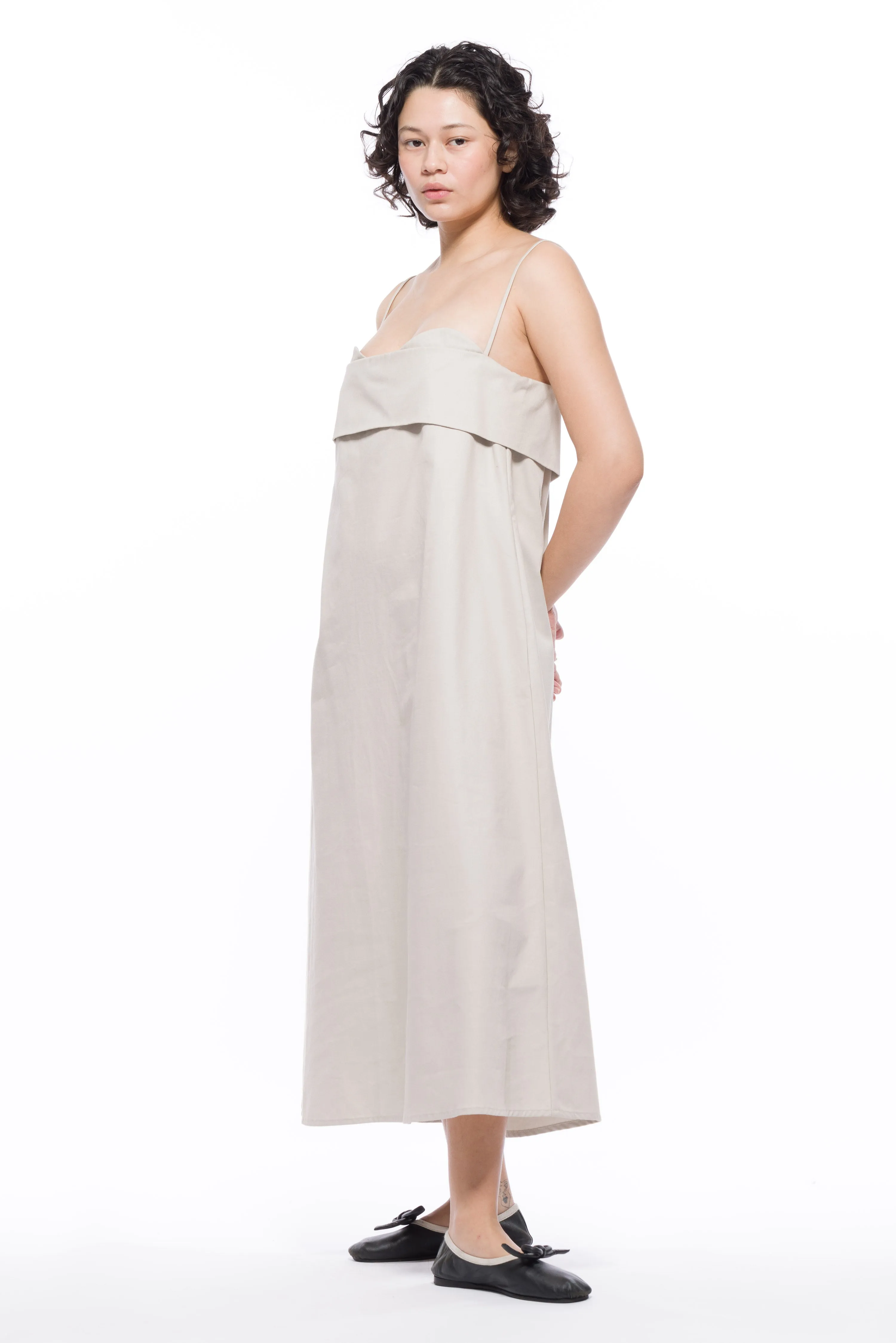 Verona Dress 3.0 Long - Organic Cotton Twill