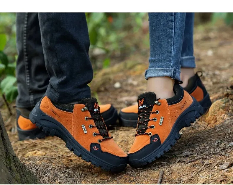 Women Summer Winter Classics Hiking Shoes Leather Sneakers Trendy Comfortable Waterproof Shoes - WHS50185