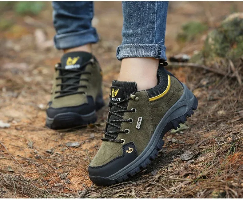 Women Summer Winter Classics Hiking Shoes Leather Sneakers Trendy Comfortable Waterproof Shoes - WHS50185